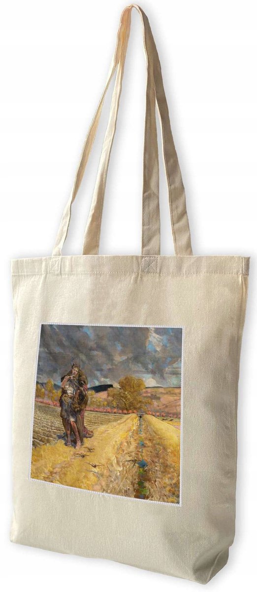Shopper Tas met Opdruk "Heilige Agnes" - Jacek Malczewski