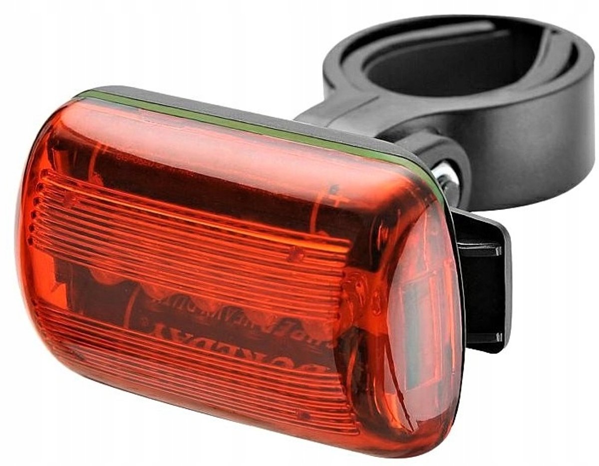 Merkloze Fietslamp Achter - 5 LED - Waterdicht & Veilig