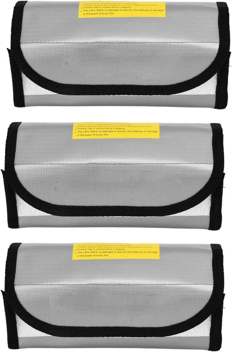Explosion Proof Bag, Lipo Battery Protector Safe Bag, Fireproof Explosion Proof High Temperature Resistance for Home - ShopVlot