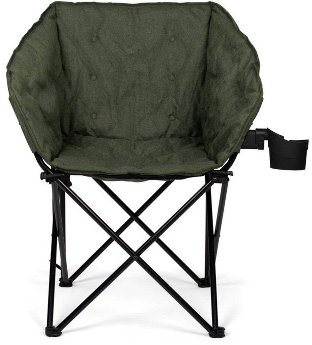 Fauteuil - KAMPA - TUBB Stoel Groen - Opklapbaar, gestoffeerd - Donkergroen - 120 kg