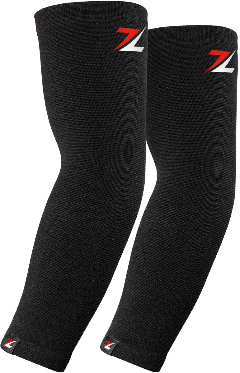 ZEUZ Arm Sleeves - 2 Stuks - Compressie Sleeves - Extra Stabiliteit - Arm Warmers - Zwart - Maat S