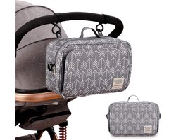 Mandarinmelon Klein Kinderwagentas Met Luiertas En Organizer Voor Kinderwagen En Stoel Multifunctionele Tas Voor - ShopVlot