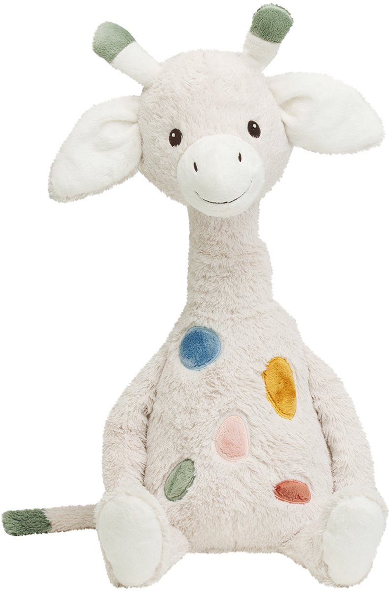Happy Horse Giraf Gizzy Knuffel 75 cm - Grijs - Baby knuffel