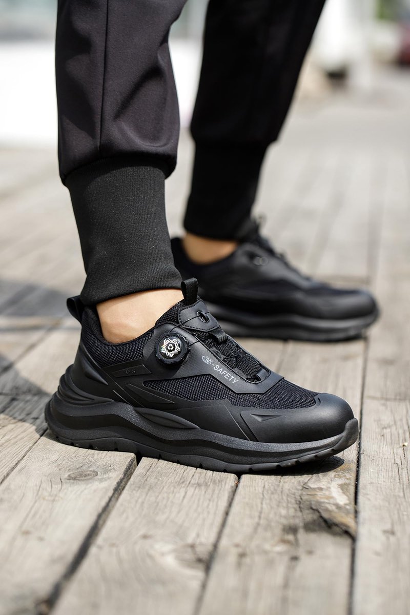 ZEPYFXIT Veiligheidsschoenen met Stalen Neus voor Heren en Dames Lichtgewicht Ademende Werkschoenen met Antislip Zool - ShopVlot