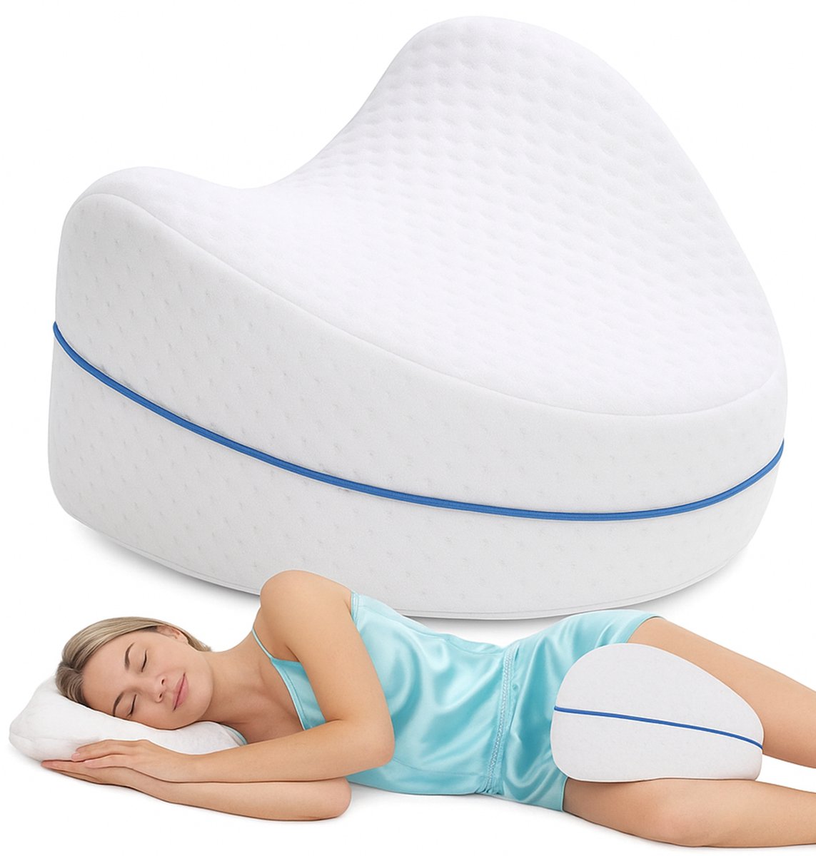 Orthopedische Kniekussen - Memory Foam voor Betere Slaap