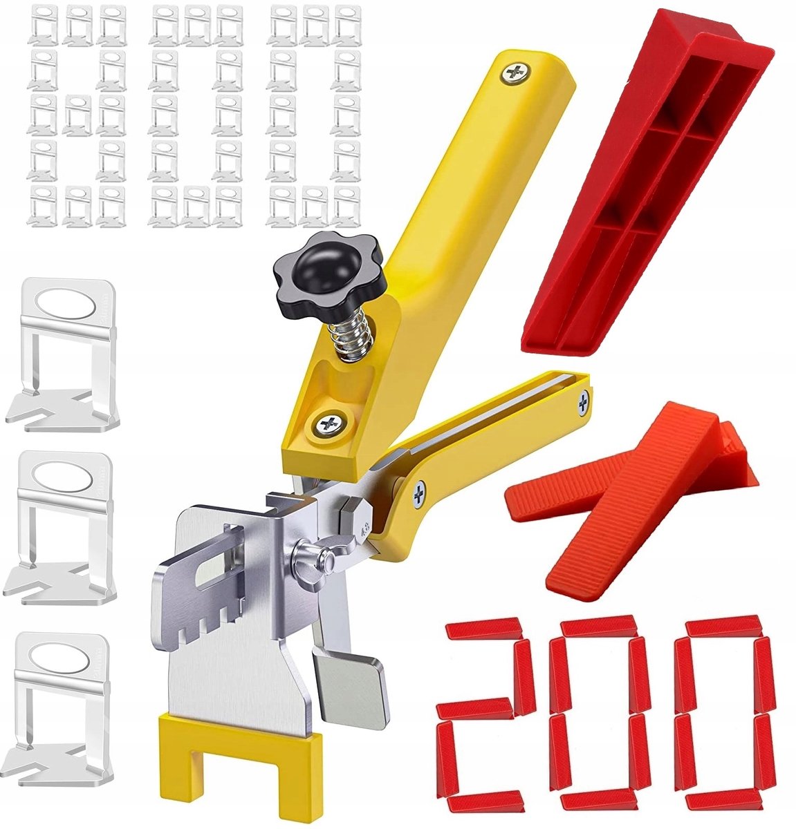 Krachtige Tegel Leveling Systeem Kit: Clips, Wiggen & Tang 2mm