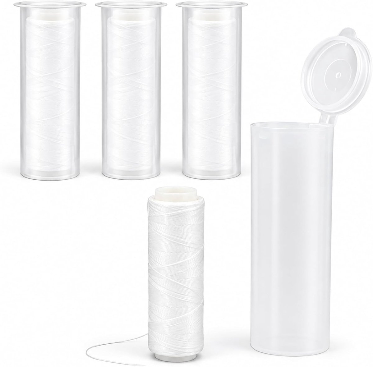 Bait Elastic Bait Band, Elastic Bait Wire, Invisible to Natural Bait and Lures, Thin Fishing Bait Tape in Dispenser - ShopVlot