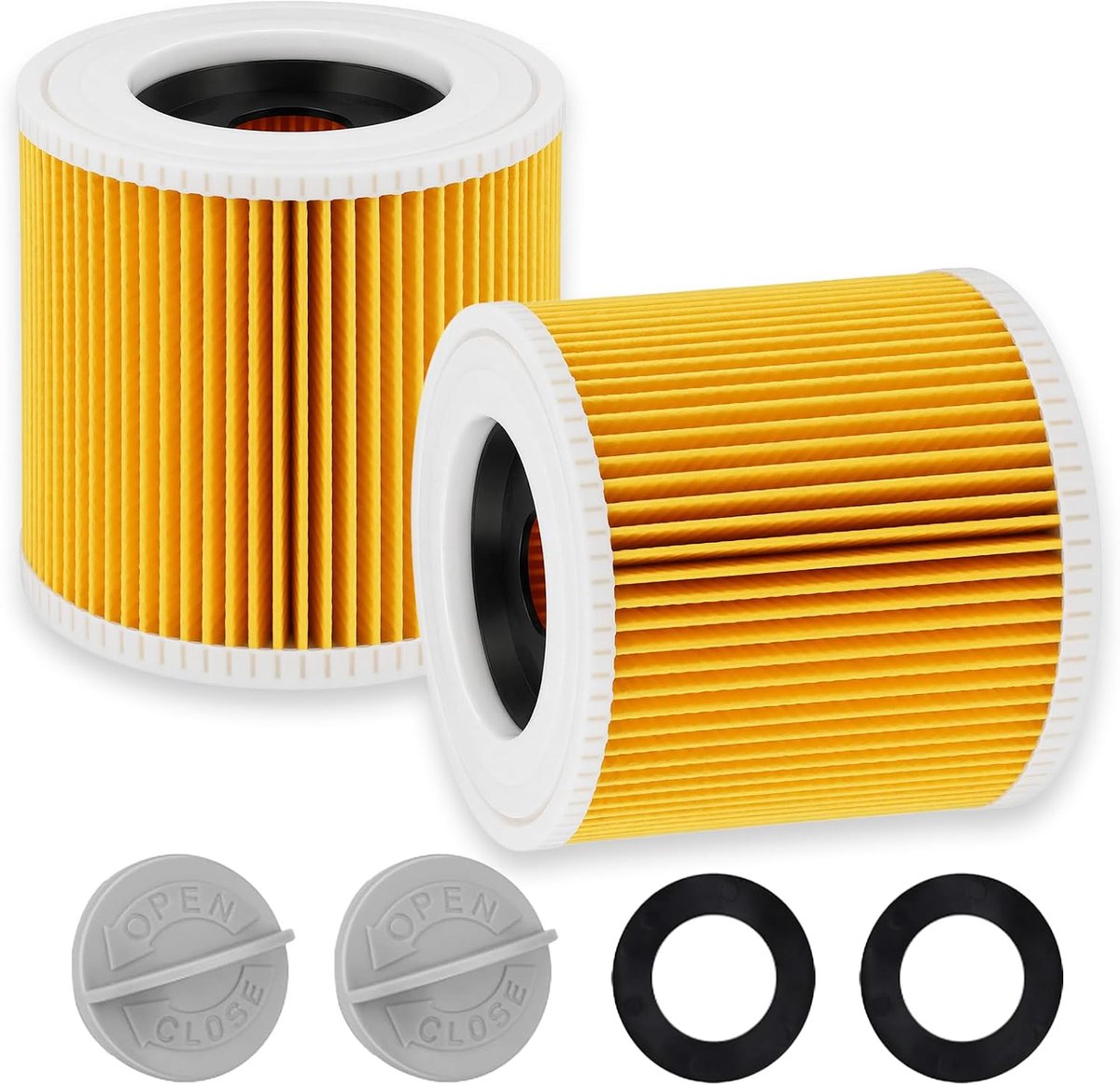 2 Cartridge Filter, WD3 Filter with 4 Mounting Screws Compatible with WD3, WD2, WD1, MV3, MV2, A, K, KNT, NT, SE and - ShopVlot