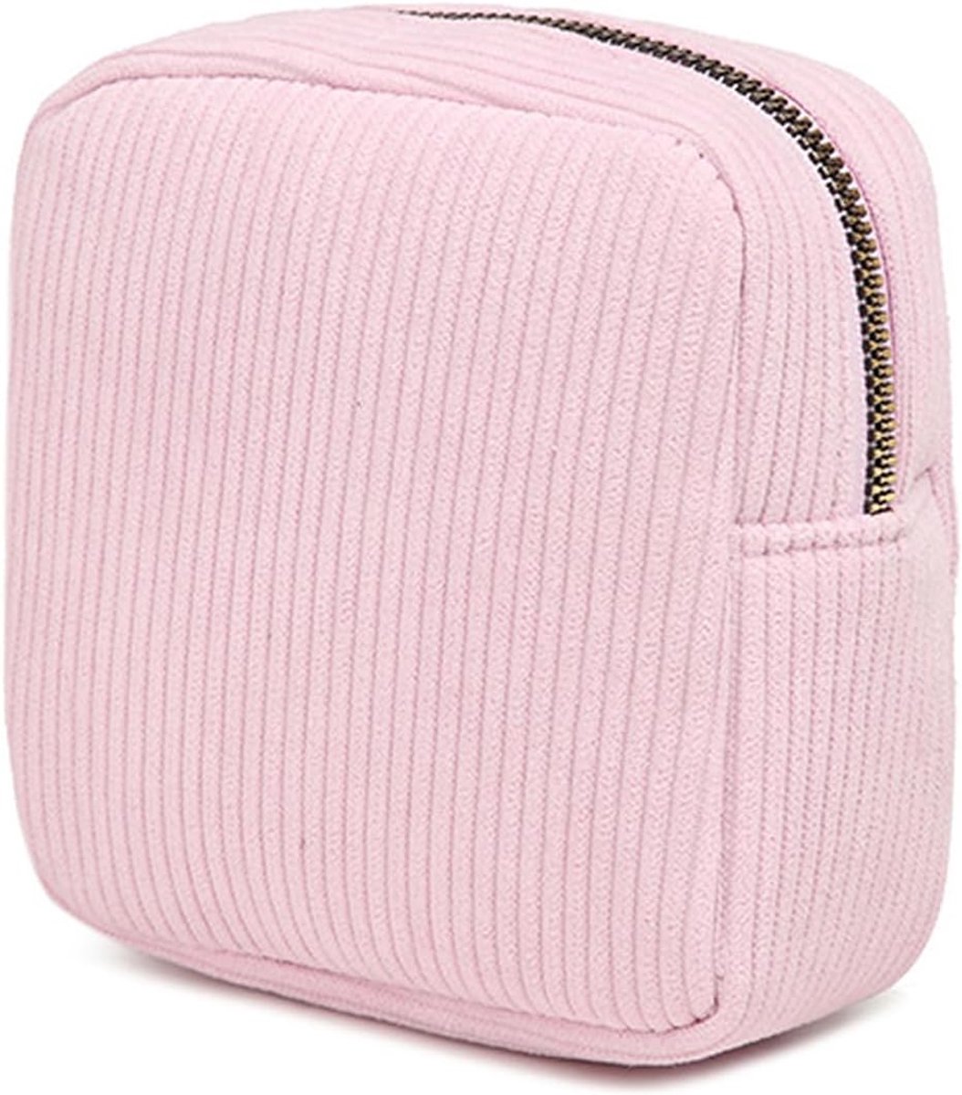 Small Cosmetic Bag for Handbag with Metal Zipper, Small Makeup Bag for Women, Toiletry Bag for Women, Travel Supplies - ShopVlot