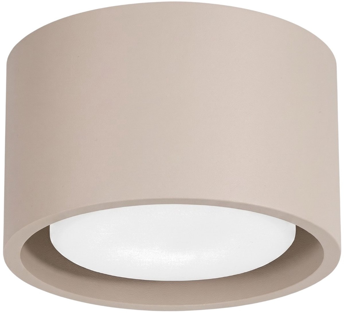 Sollux Lighting Plafondlamp MODO - Gx53 - taupe - aluminium - 10x10x6cm