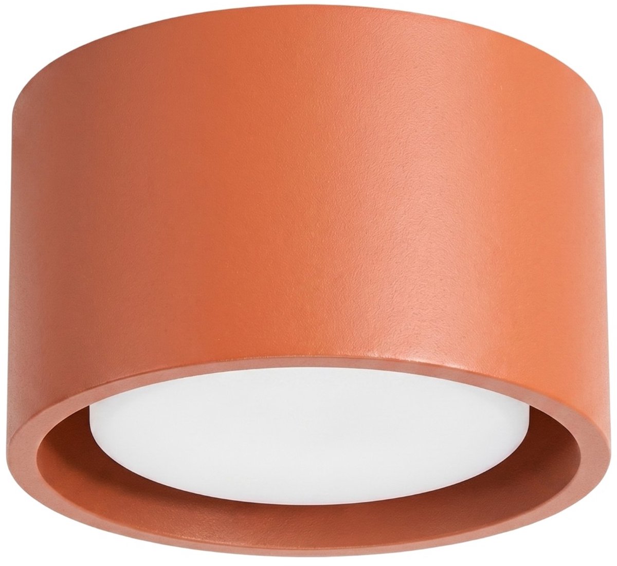 Sollux Lighting Plafondlamp MODO - Gx53 - rode oker - aluminium - 10x10x6cm