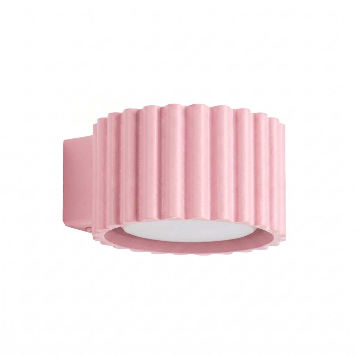 Sollux Lighting Wandlamp AURA - Gx53 - roze - aluminium - 10x12x6cm