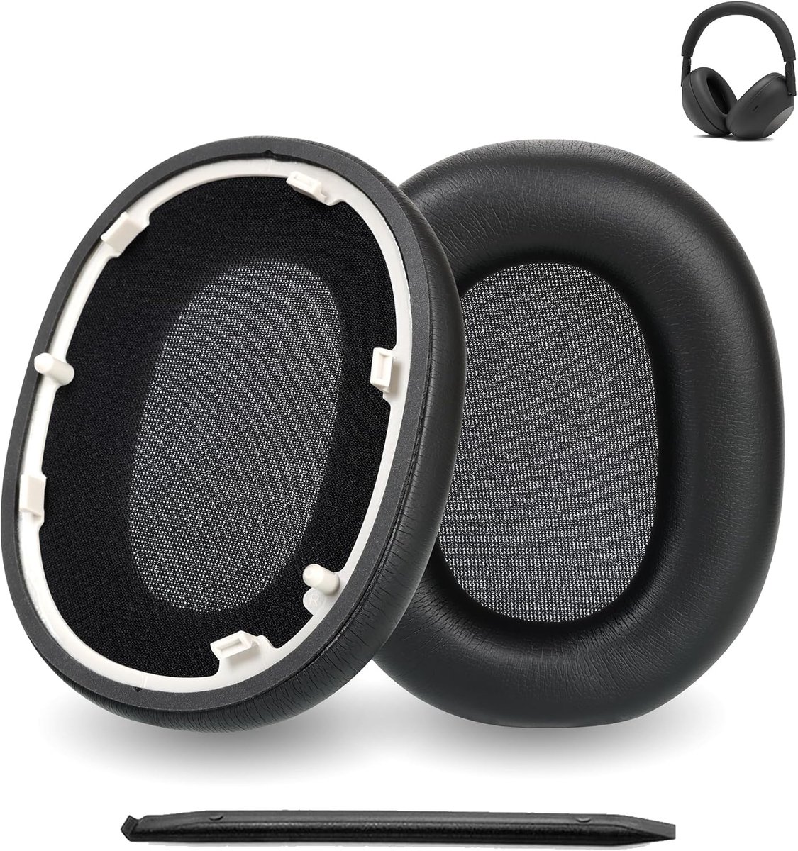 Replacement Ear Pads Compatible with Sony WH-1000XM6 Headphones Ear Pads Replacement with Protein Leather - ShopVlot