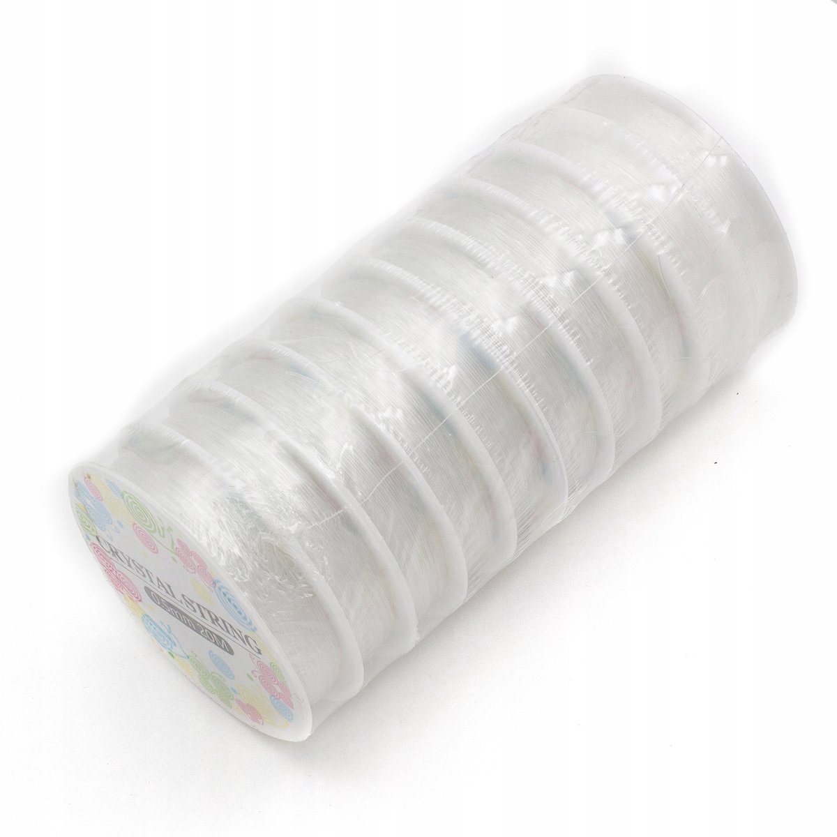 Elastisch Silicone Garen voor Sieraden, 0,5mm, 20m/spoel, 10 stuks