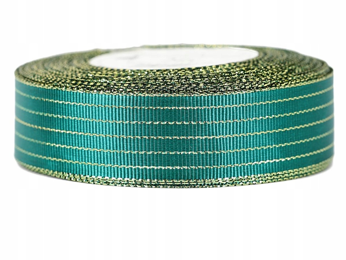 Gouden Lijnen Grosgrain Lint 25mm x 18m - 6 Kleuren