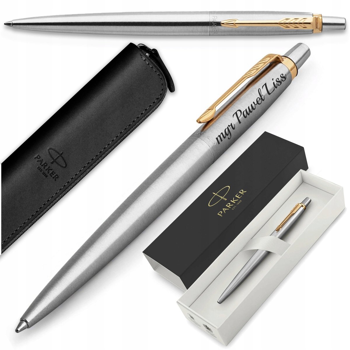 Parker Jotter GT Verguld Pen met Gravure & Luxe Geschenkverpakking