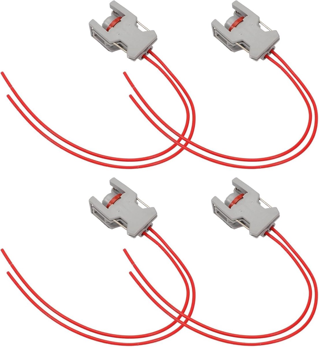 4 x female diesel injector plug DELPHI DJ70229A-3.5-21 with cable Delphi 240PC024S8014 cable plug with cable car FCC - ShopVlot