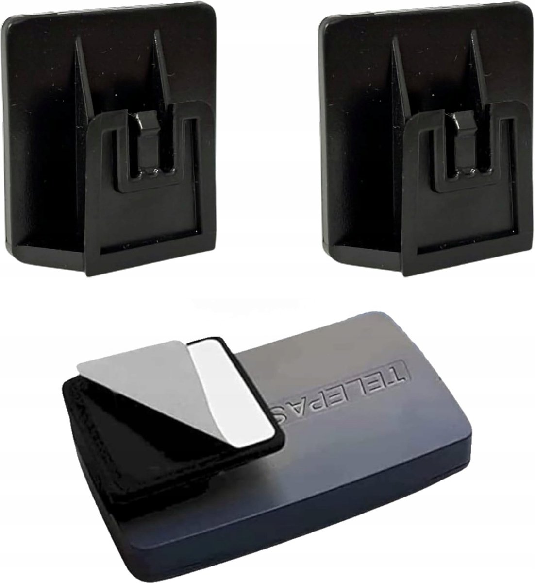 2x montageclip voor Telepass & MooneyGo - Houderset