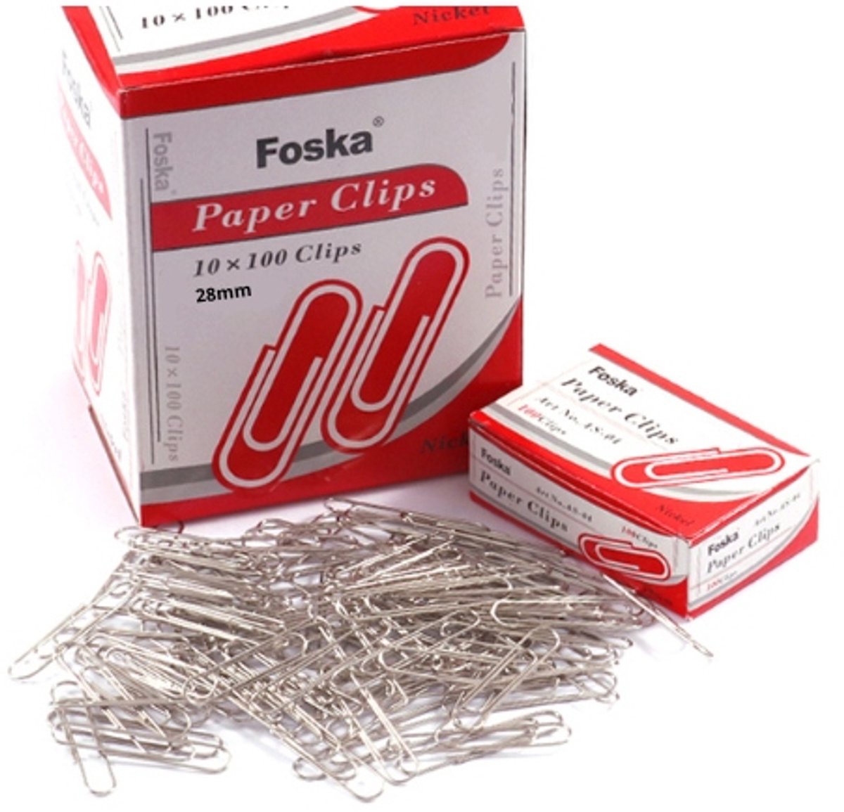 Zilveren Kantoorspiraaltjes 28mm - 1000 stuks