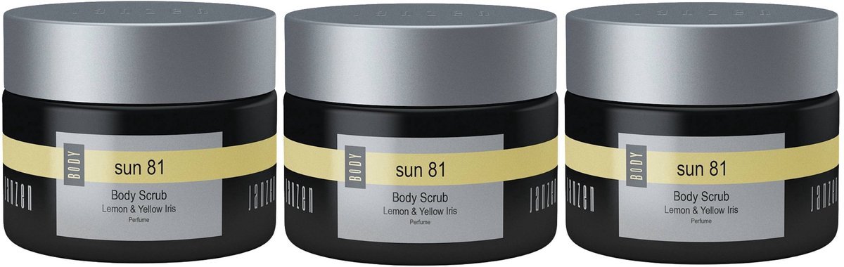 JANZEN Body Scrub Sun 81 - voordeelverpakking 3 x 420 gram