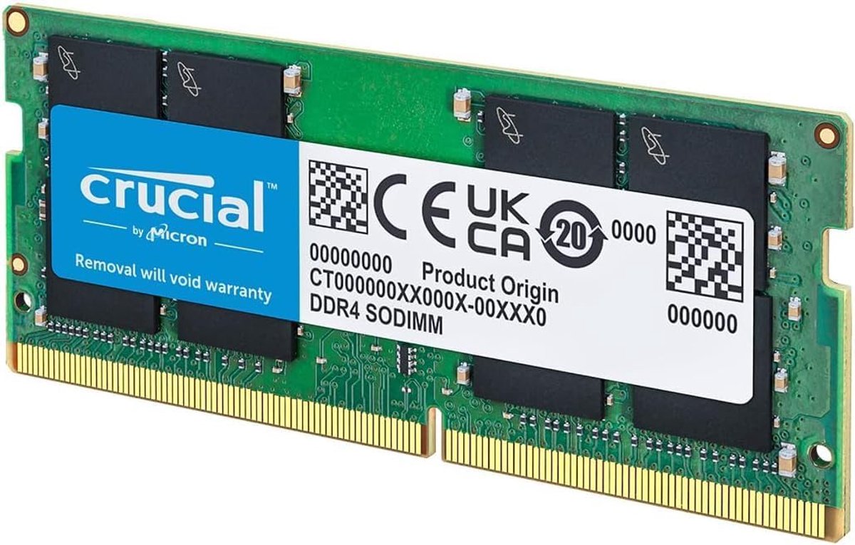 Crucial RAM CT16G4SFRA32A 16GB DDR4 3200MHz CL22 (2933MHz or 2666MHz) Laptop Memory - ShopVlot