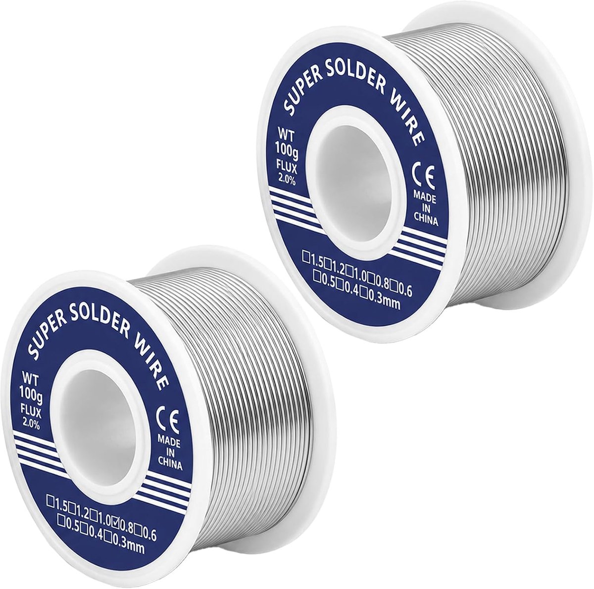 1 mm soldeerdraad, 100 g, soldeertin met kolofaankern, tin voor elektronisch solderen - ShopVlot
