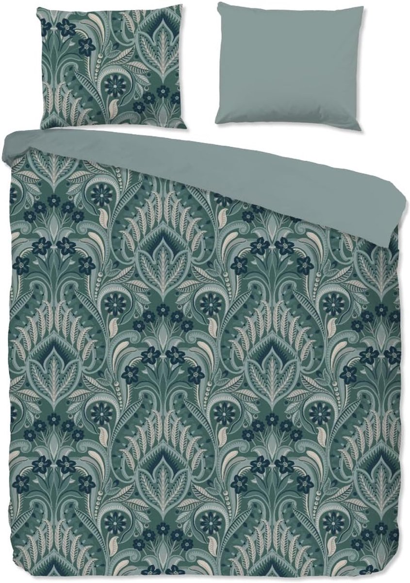 Dekbedovertrek 240x200/220cm - katoen Renforcé - groen - geniet van optimale comfort - ShopVlot