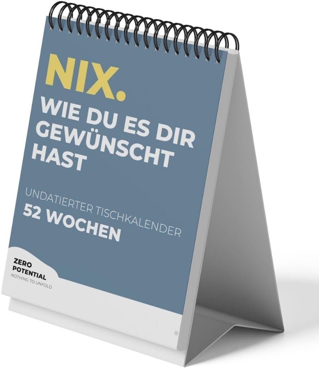 Gar Nix calendar 2025 - for people who do not want anything. - ShopVlot