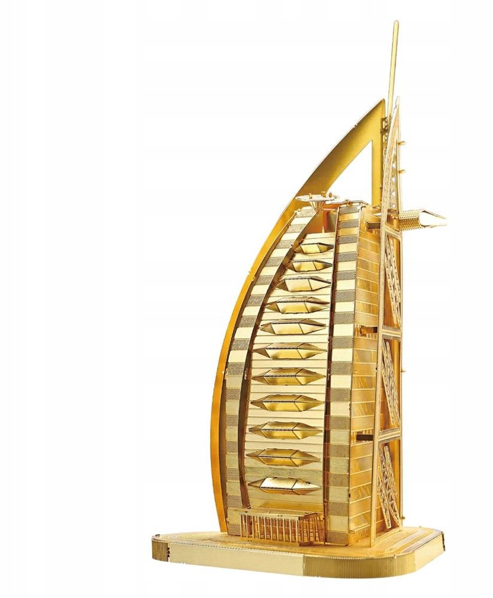 3D Metalen Model Burj Al Arab Puzzel - 32 Delen