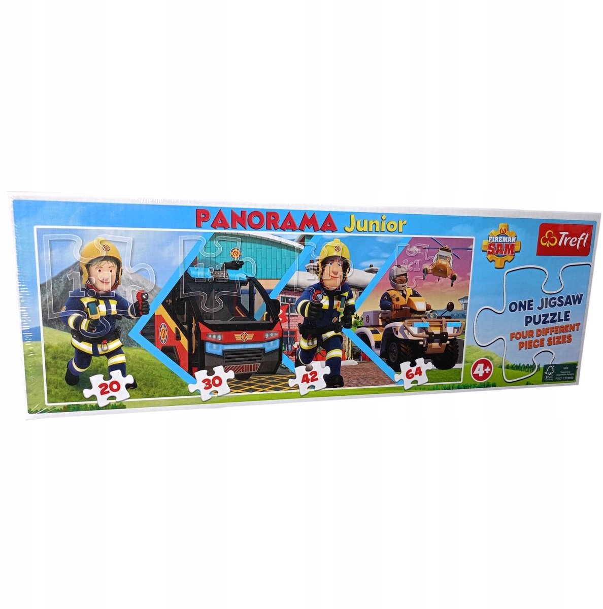 Brandweerman Sam Panorama Puzzel 156 Stukjes