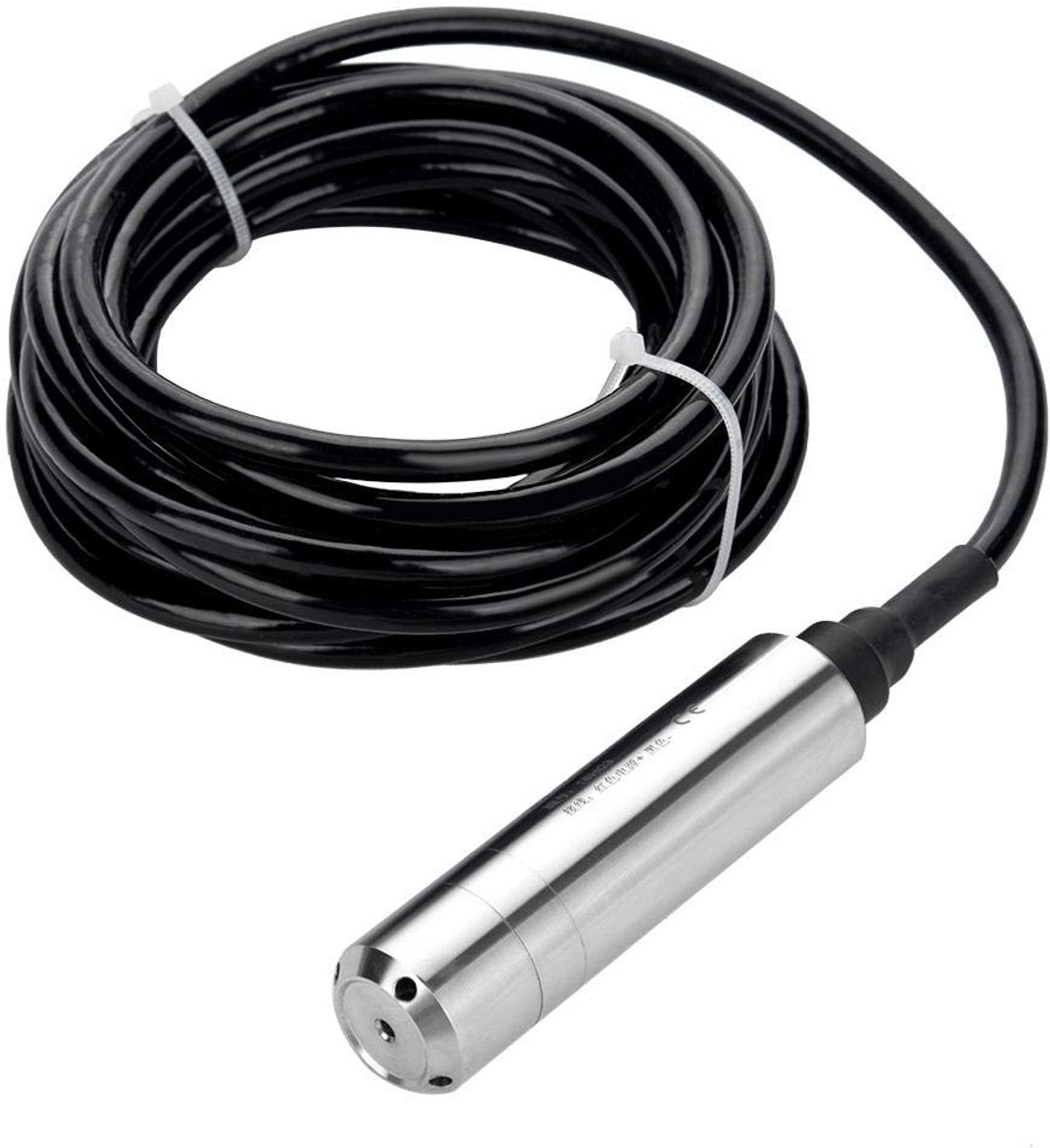 DC24V 4-20mA liquid level sensor, water level sensors for insertion, anti-bend 0-5m range depth input liquid level - ShopVlot