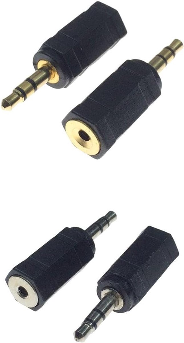 4 Stuks 3, 5 Mm Revolutie 2, 5 Mm Vrouwelijke Audio-Omzetter Hoofdtelefoonaansluiting Adapter Geschikt Voor - ShopVlot