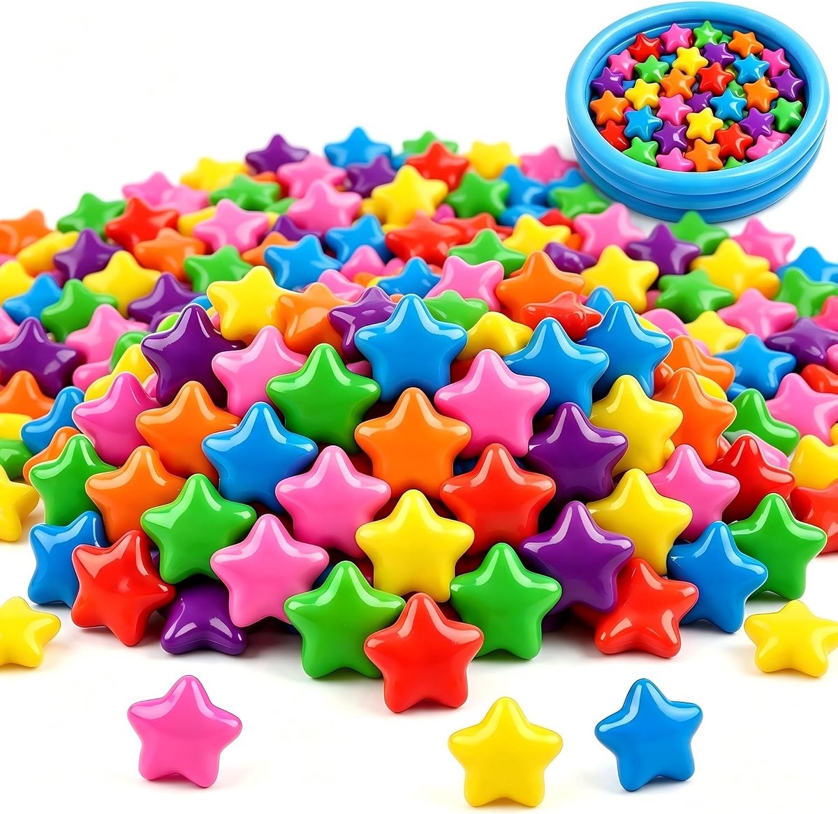 50 balls for ball pool, pool balls, plastic balls - ShopVlot