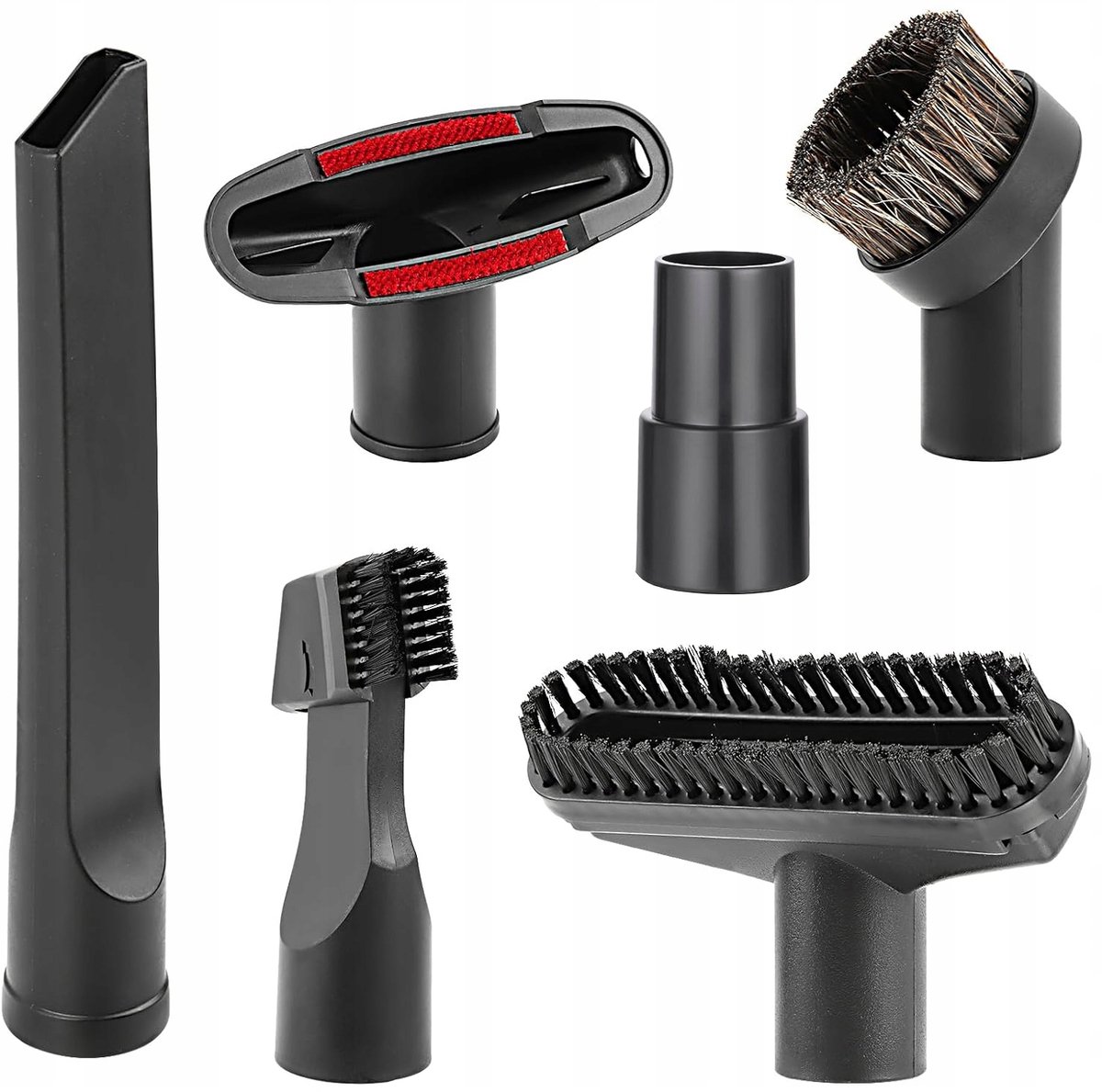 Universele stoftrekker-maanstukset 6-in-1 met adapter