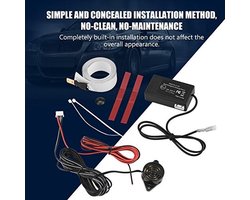 Estink Parking Sensor, No Drilling, Electromagnetic Parking Sensor Kit for Induction Resistance Parking Alarm Recoil - ShopVlot