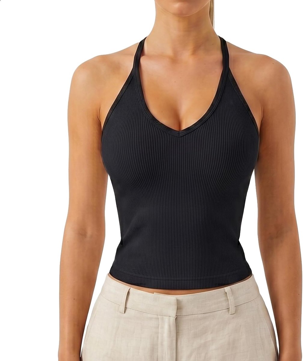 Tanktop met dunne riem - ShopVlot