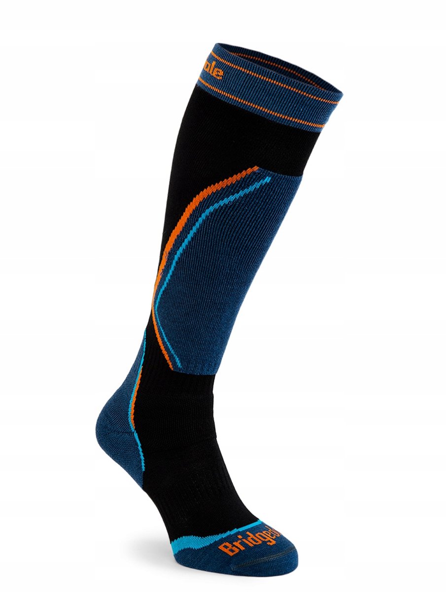 Bridgedale Unisex Skisokken Retro Fit Blauw