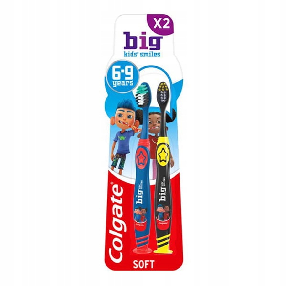 Colgate Kinder Tandenborstels, Zacht, 2 Stuks