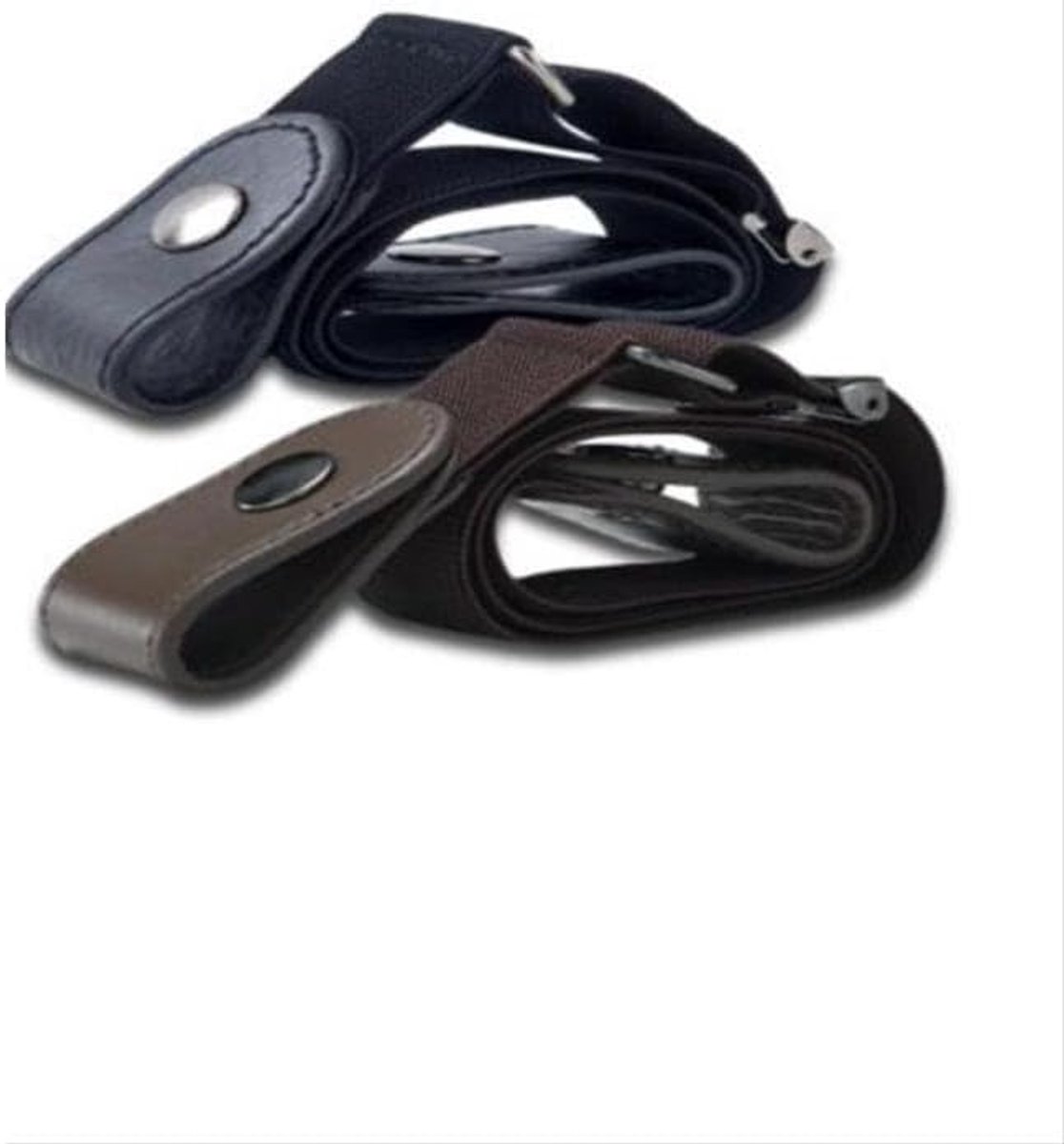 *** Set of Elastic Belt for Men - Buckle-free & Stretchy Belt Without Buckle - by Heble® *** - ShopVlot