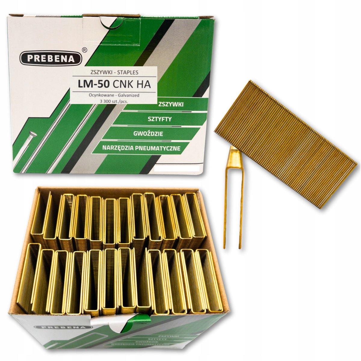 Prebena Lijmkrammen LM-50 Type 14/LM 50mm 3300 Stuks