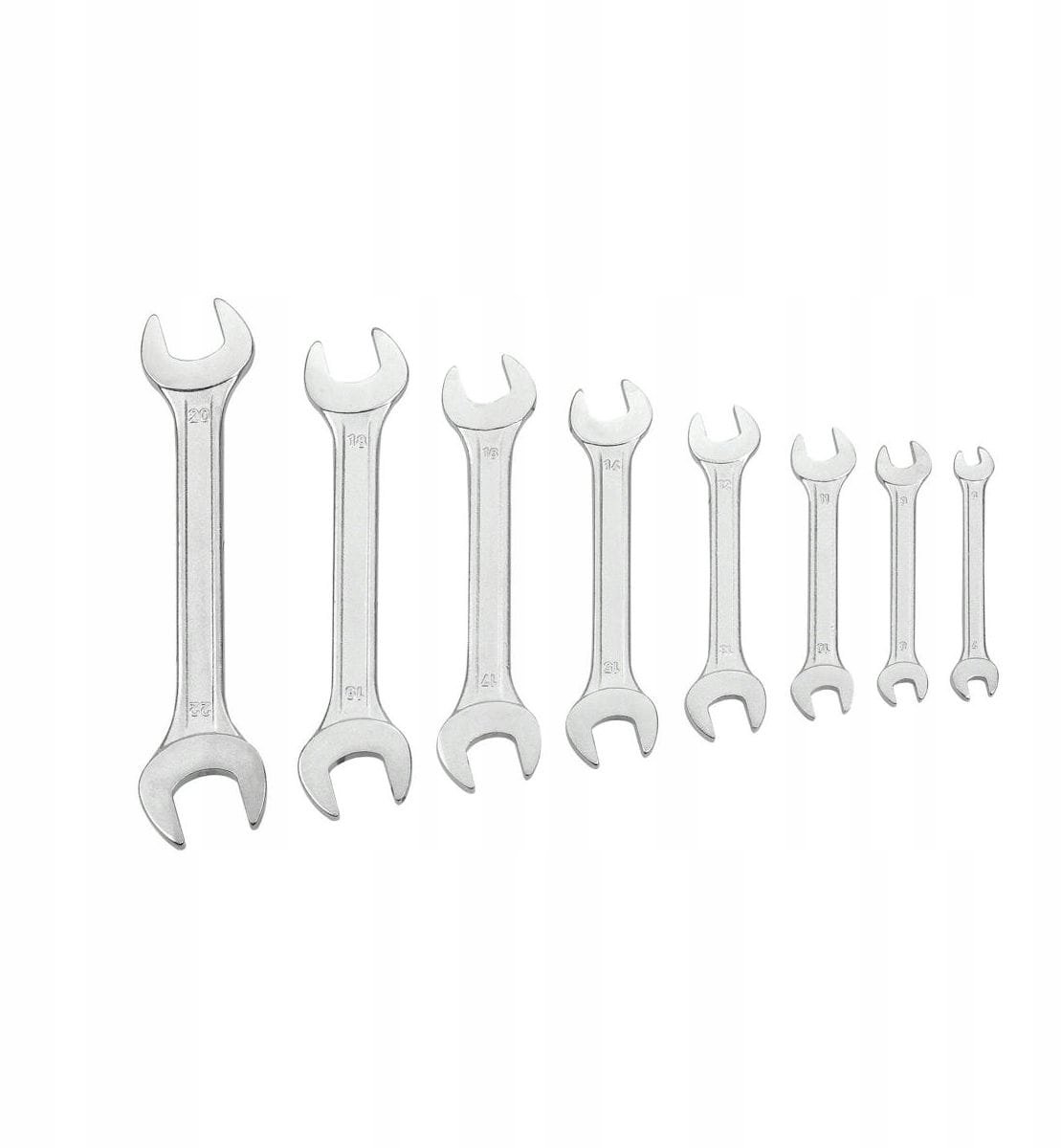 Dexter Set Platte Sleutels 8 Stuks - Koolstofstaal
