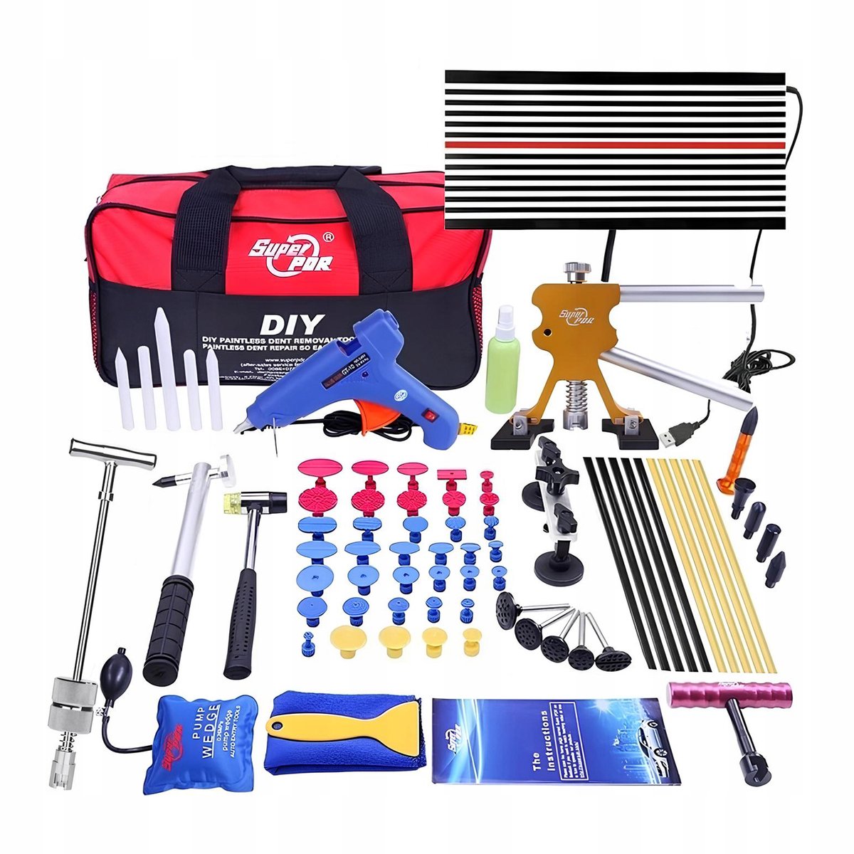 Professionele PDR Set: Wagenschade Herstel Zonder Lakken
