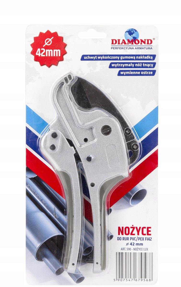 PVC/PEX Pijpsnijder Fi42 - DIAMOND ART.590