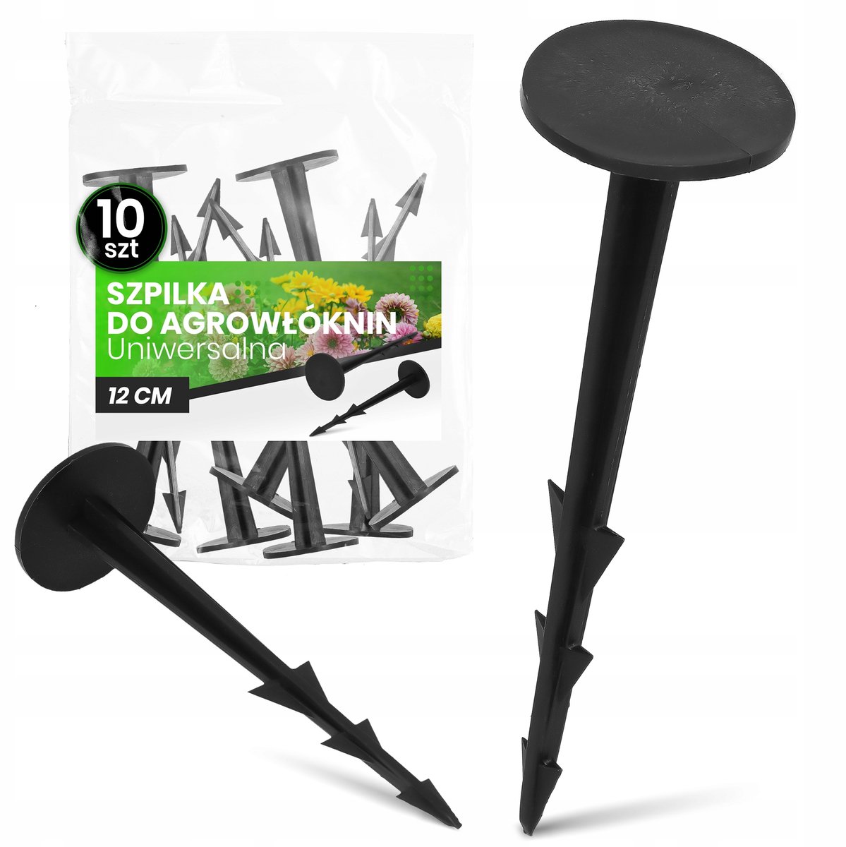 10x Tuinpennen 12cm - Sterke Bevestiging voor Agridoek, Netten & Folie