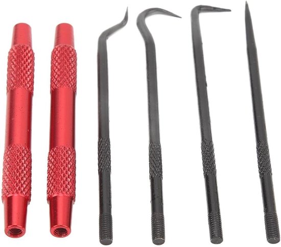 O-ring seal pick tool - hooked pick tool - carbon staal - voor nauwkeurige olieafdichtingen - ShopVlot — afbeelding 3