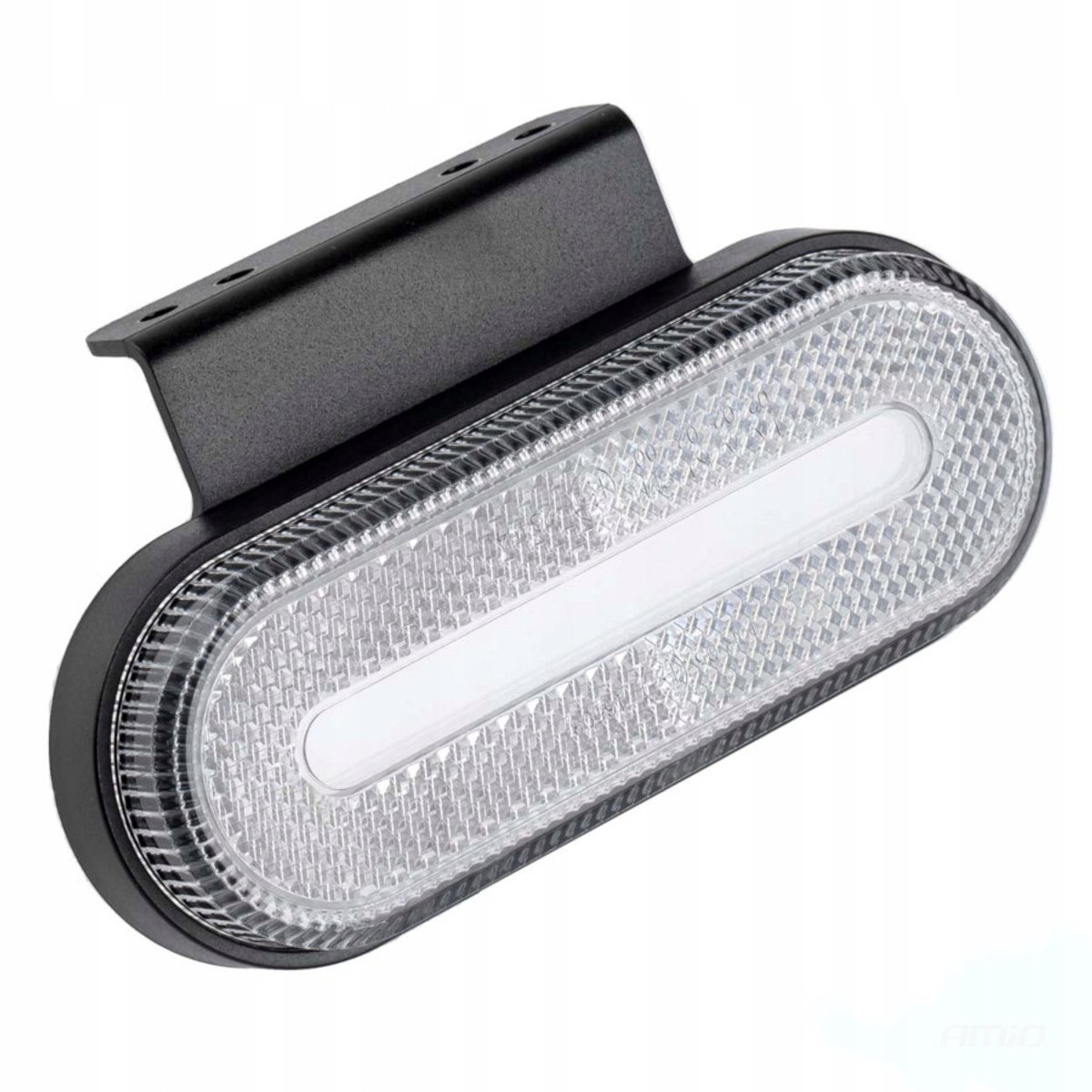 Ovale LED Markeringslamp Wit IP67 10-30V met E-keurmerk