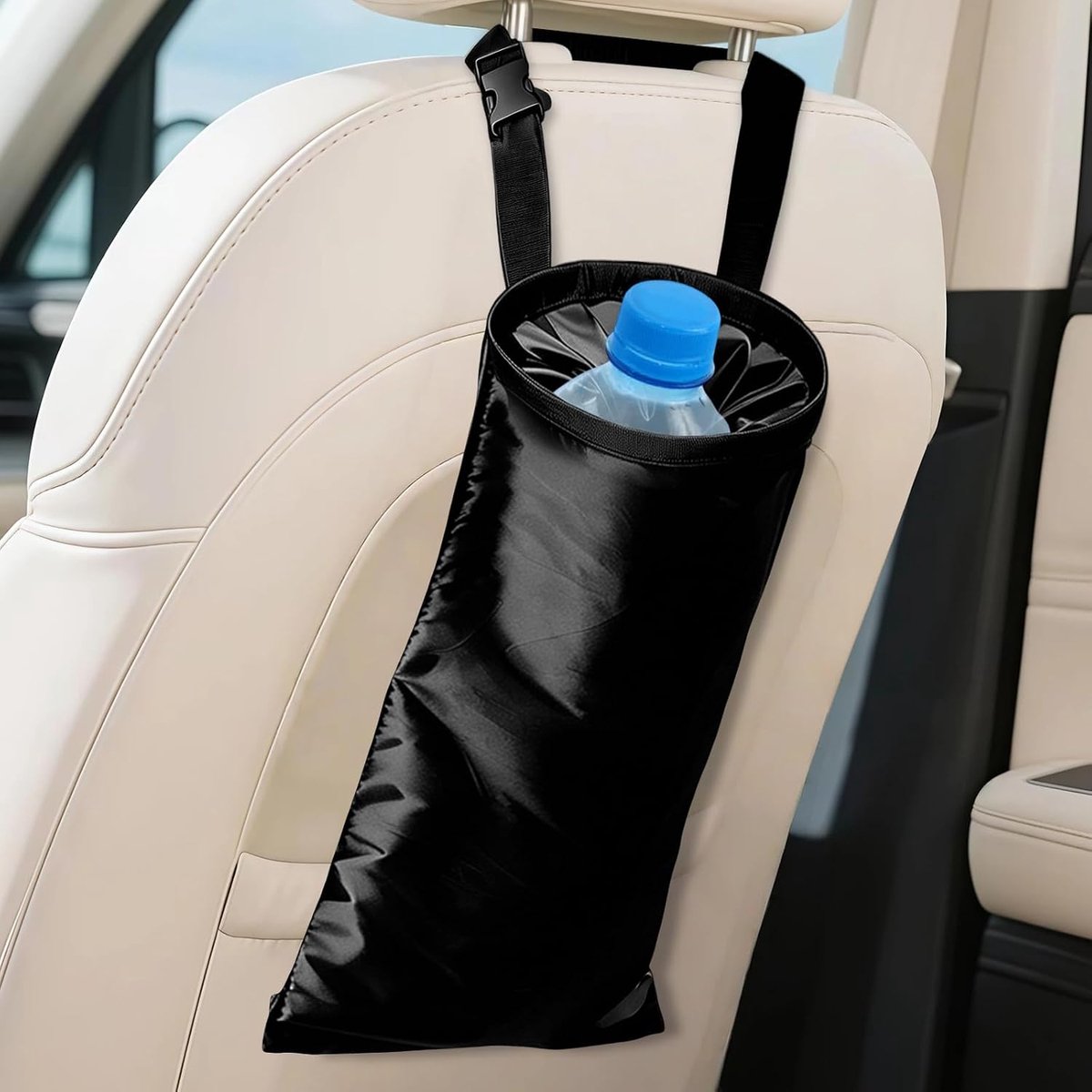 Hanging car trash bin - verstelbare strap - waterdicht oxford stof - houdt je auto schoon - ShopVlot