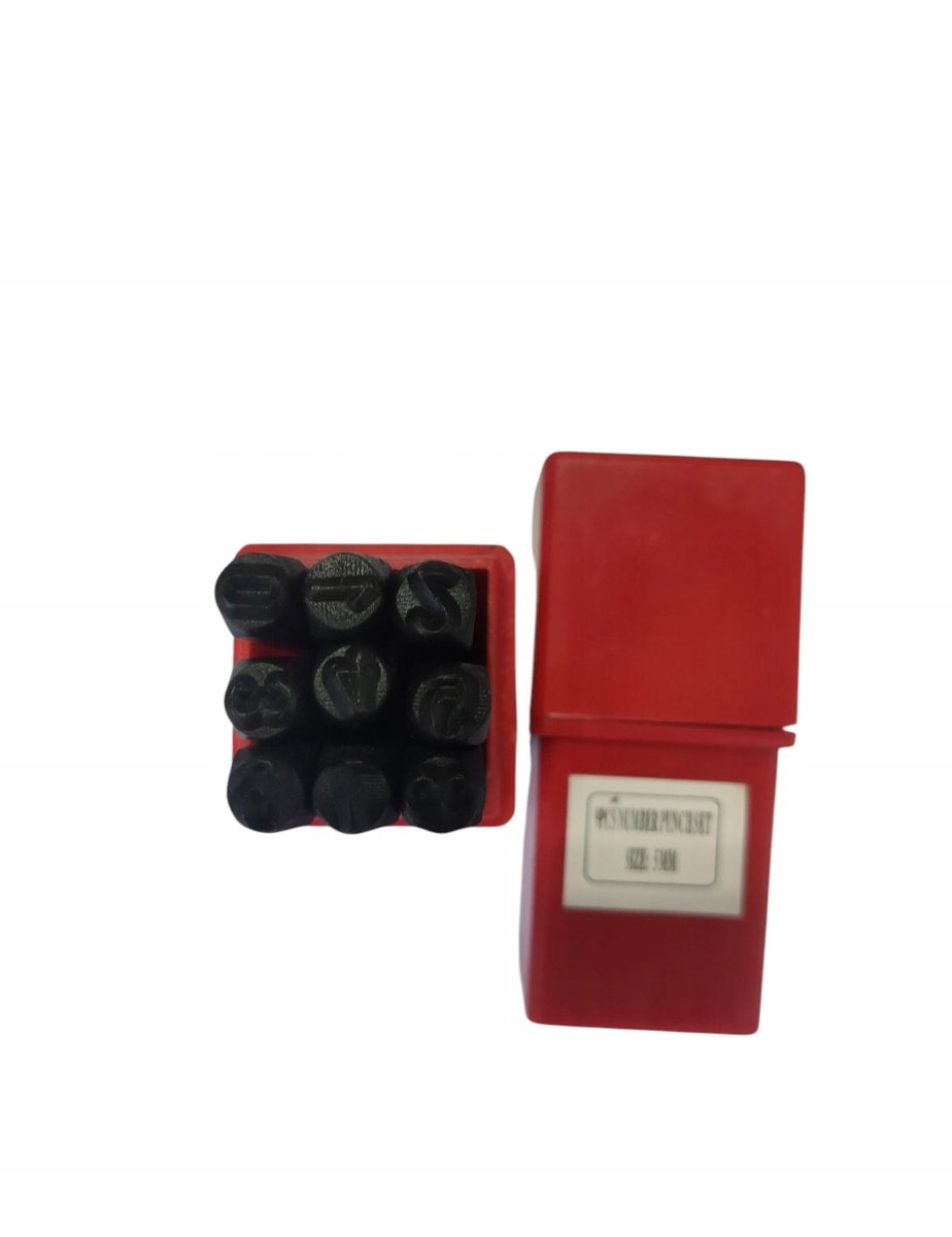Digitale Stempels 5 mm - Set van 9 Stuks