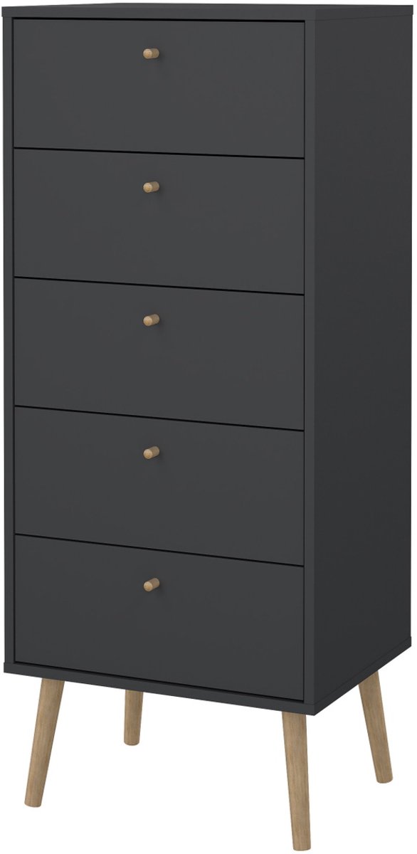 Giga Living Ladekast Bodo - Grijs - 50x39x120cm