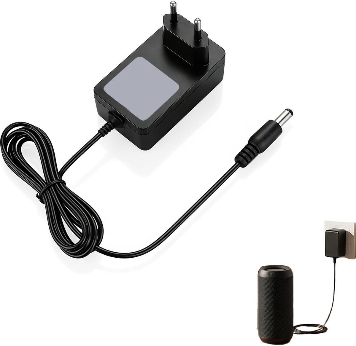Power Adapter, 12V, 2A, 24W, Transformer AC 220-240V to DC 12V with EU Plug, Universal Charger for LED Strips, CCTV - ShopVlot